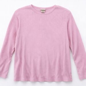 L.L. Bean Women's Light Pink Crew Neck Sweater